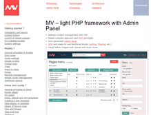 Tablet Screenshot of mv-framework.com